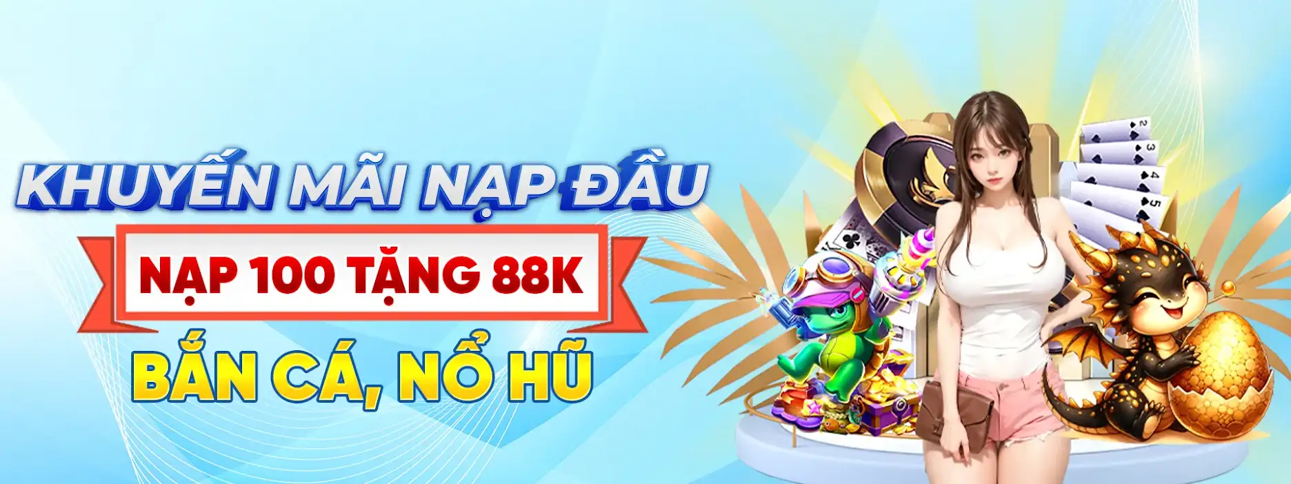 Khuyến mãi nạp đầu 100%