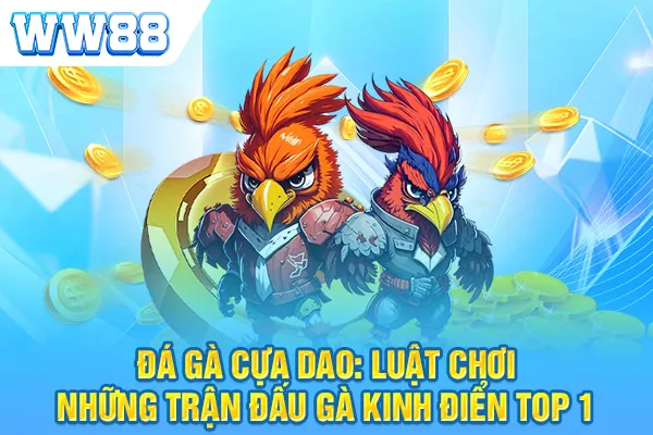 Đá Gà Cựa Dao: Luật Chơi Những Trận Đấu Gà Kinh Điển Top 1