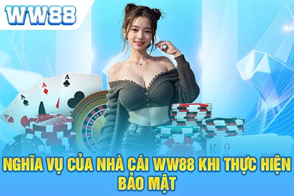 Nghĩa vụ của nhà cái WW88 khi thực hiện bảo mật